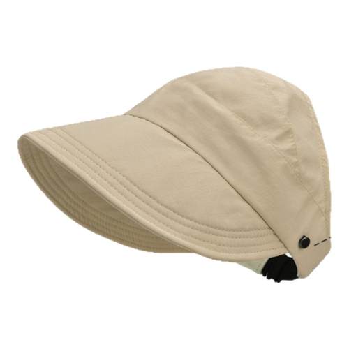 2025新款空顶遮阳帽女防晒渔夫鸭舌帽夏天户外帽子骑车棒球太阳帽