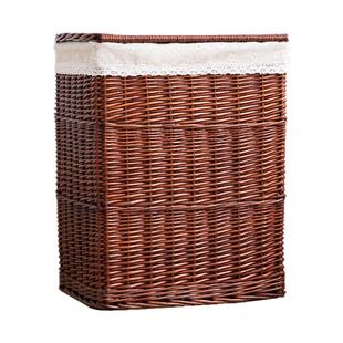 火锅店衣服收纳篮藤编编织筐脏衣篓收纳筐酒店民宿家用箩筐换衣桶