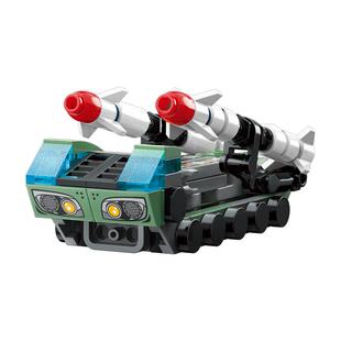 奇妙积木Keeppley巡航导弹车模型男孩拼装益智玩具礼物