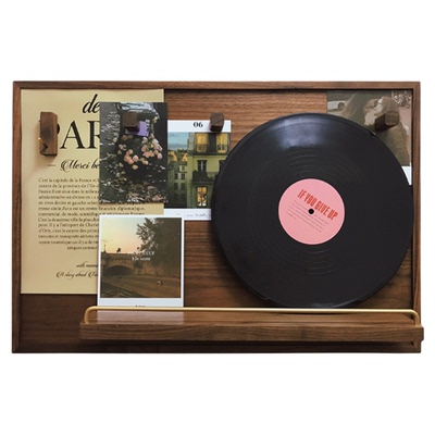 黑胡桃电表箱装饰【赠JAY唱片】