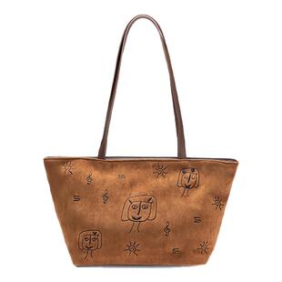 奥康女包2026秋季时尚手提包大容量通勤托特包时尚百搭托特单肩包