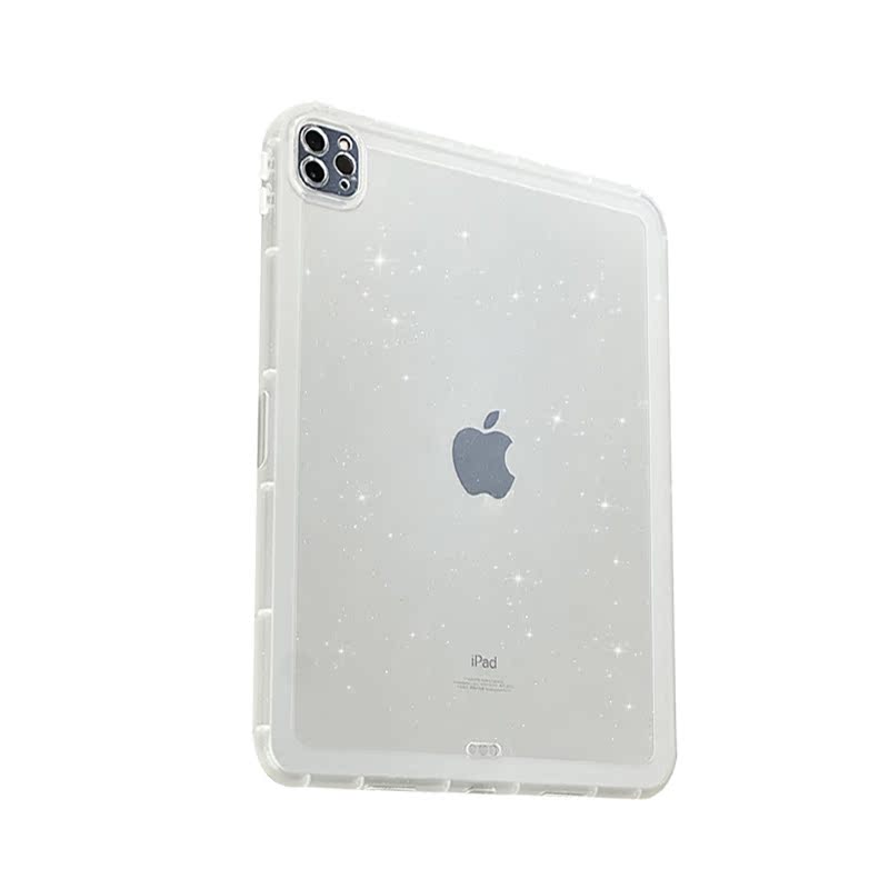 星空闪粉透明适用苹果ipadpro11寸高级感超薄air876保护壳套10.9寸2026奢华仙女软磨砂10.2平板电脑防摔mini7