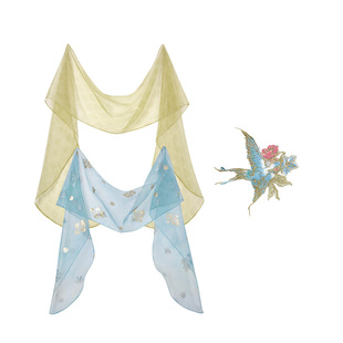 十三余童装【莺花里】汉服披帛配饰