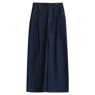 ltyp旅途原品 【限量五折】土耳其BOSSA直筒裤抽绳阔腿长裤女春季