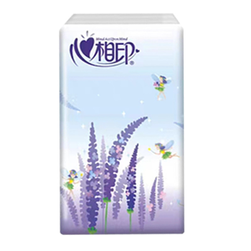 心相印4层印花手帕纸薰衣草系列