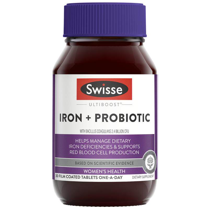 Swisse官方补铁片孕期哺乳期补血贫血成人女性铁元素气血差补铁剂