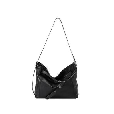 fed头层牛皮大容量托特包