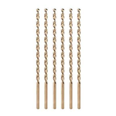 含钴钻头加长不锈钢专用直柄麻花钻头超长深孔打孔金属木头高强度