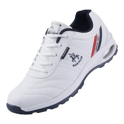 保罗头层牛皮增高男鞋运动鞋