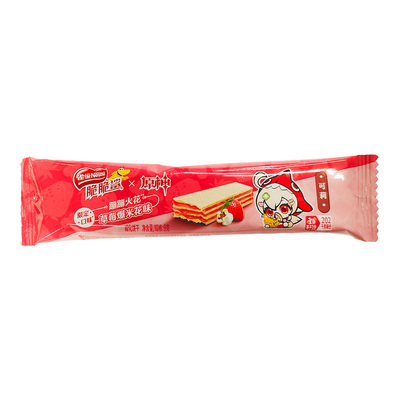 雀巢脆脆鲨x元神联动威化饼干
