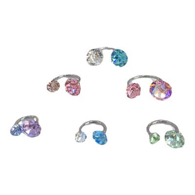 F136钛合金施家华子马蹄环耳骨钉