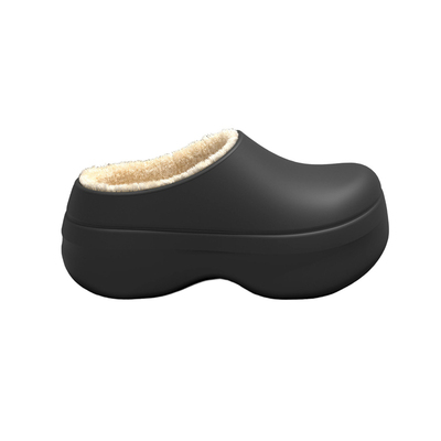 轻便舒适加绒防滑一脚蹬厨师棉鞋