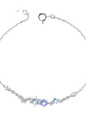 迪士尼纯银手链生日礼物送女朋友