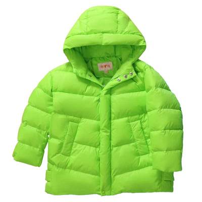 雅鹿中长款加厚儿童洋气羽绒服
