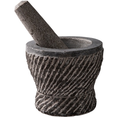 山东老青石石臼捣蒜器家用蒜窝子捣碎捣泥器捣药罐碓兑窝子石椿擂