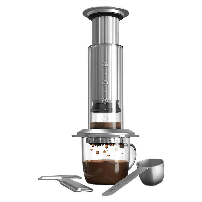 Aeropress爱乐压Premium铝制版手压浓缩咖啡机专业萃取手冲咖啡壶