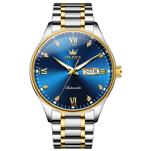 瑞士2025新款男款手表男士机械表全自动商务中年蓝色品牌正品男表