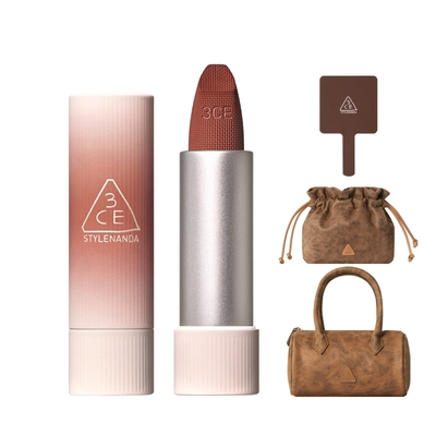 【彩妆送礼】3CE唇绒口红唇釉彩妆哑光持久围炉棕显白女礼物