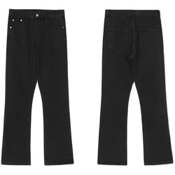 ZLAYCO黑色微喇牛仔裤