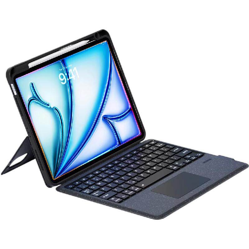 BOW ipad妙控键盘保护套10/11/12代磁吸分体横竖可拆分带笔槽适用苹果air8/7/6平板保护壳2026新款Pro 11英寸