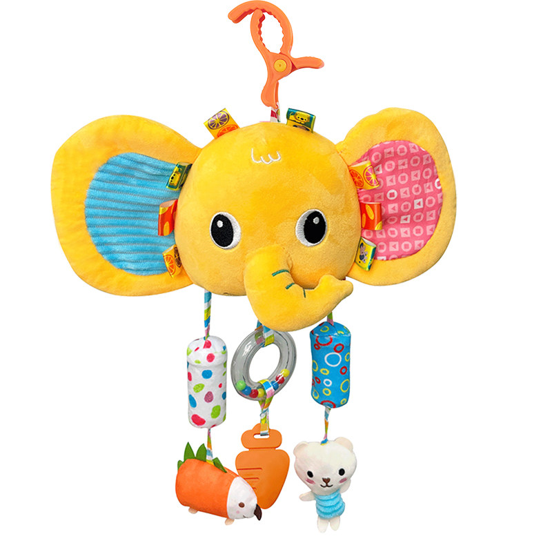 新生儿推车挂件摇铃婴儿车风铃宝宝车载床铃安抚挂饰安全座椅玩具
