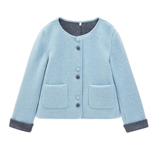 IEF/爱依服【微胖】毛呢外套2025秋冬新款韩版时尚洋气呢子大衣女