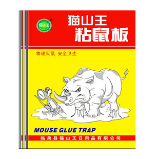 老鼠粘强力粘鼠板胶粘大老鼠贴大号家用室内超强黏沾捕鼠器神器