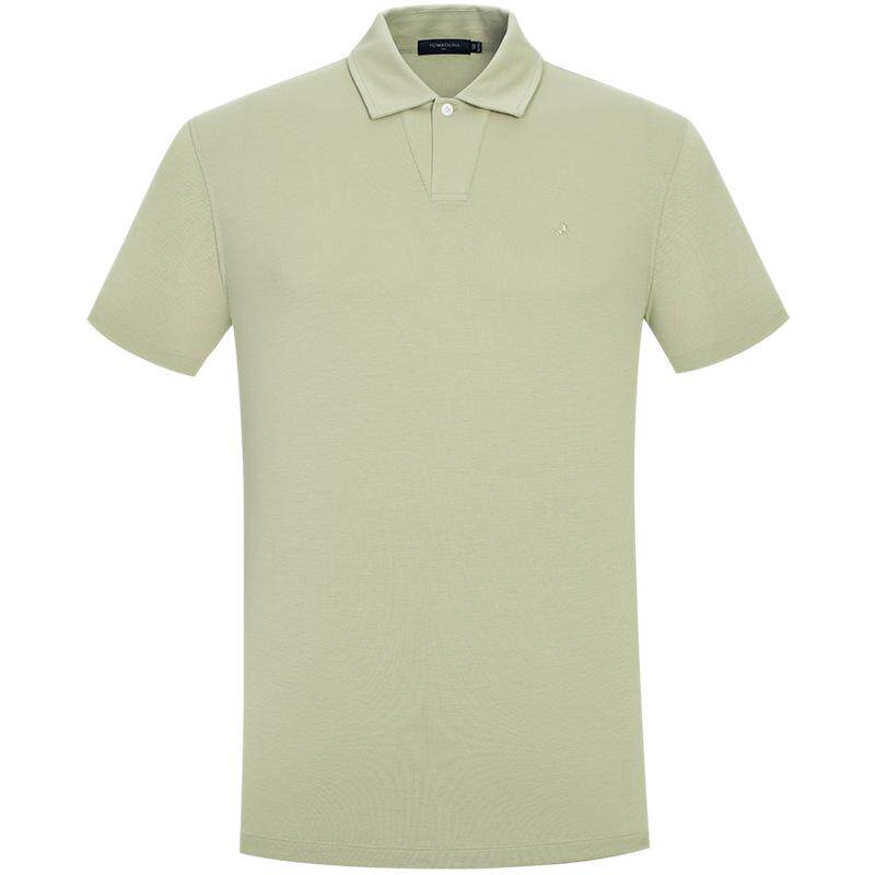 夏季新品polo衫灰绿色