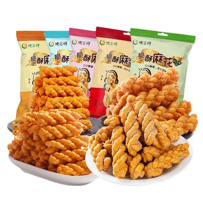 德富祥麻花小辫休闲约252g袋装