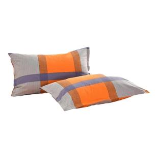 单人成人枕套48x74cm清新简约磨毛乳胶枕枕头套一对装100仿纯棉