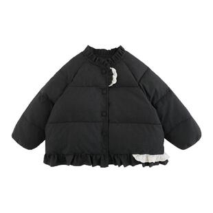 幼悠女童棉服2026新款蓬松防风保暖外套蓄热短款儿童面包服冬装潮