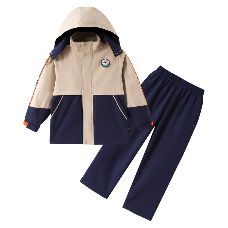 上饶市学生冲锋衣加厚校服秋冬款统一儿童班服幼儿园园服教师服
