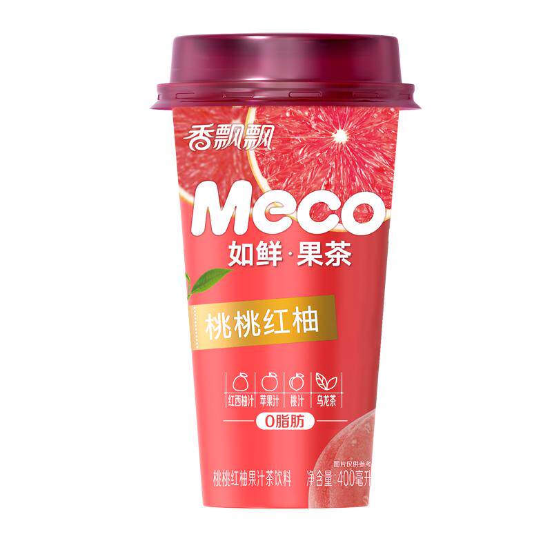 香飘飘Meco果汁茶饮料400ml*6杯
