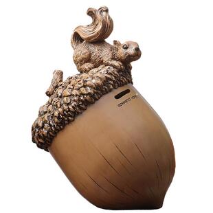 创意美式摆件客厅儿童大号存钱罐可爱装饰零钱罐硬币收纳罐桶礼物