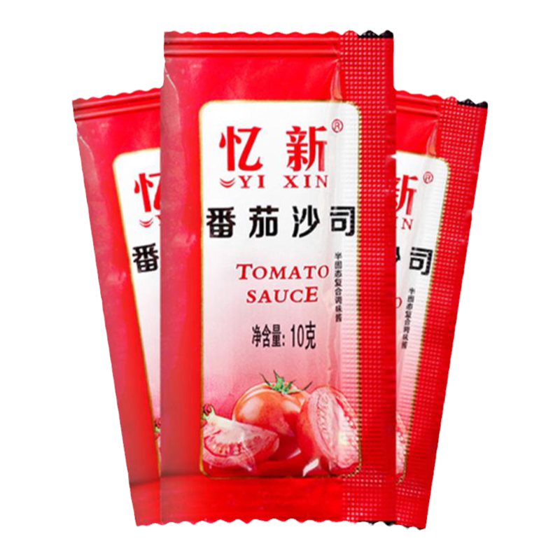 忆新番茄酱10g*600小包装独立炸鸡薯酱条手抓饼儿童商用蕃茄沙司