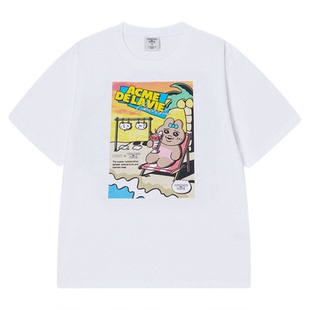 【OPANCHU USAGI】ADLV韩国潮牌2025夏季新款内裤兔联名短袖T恤女