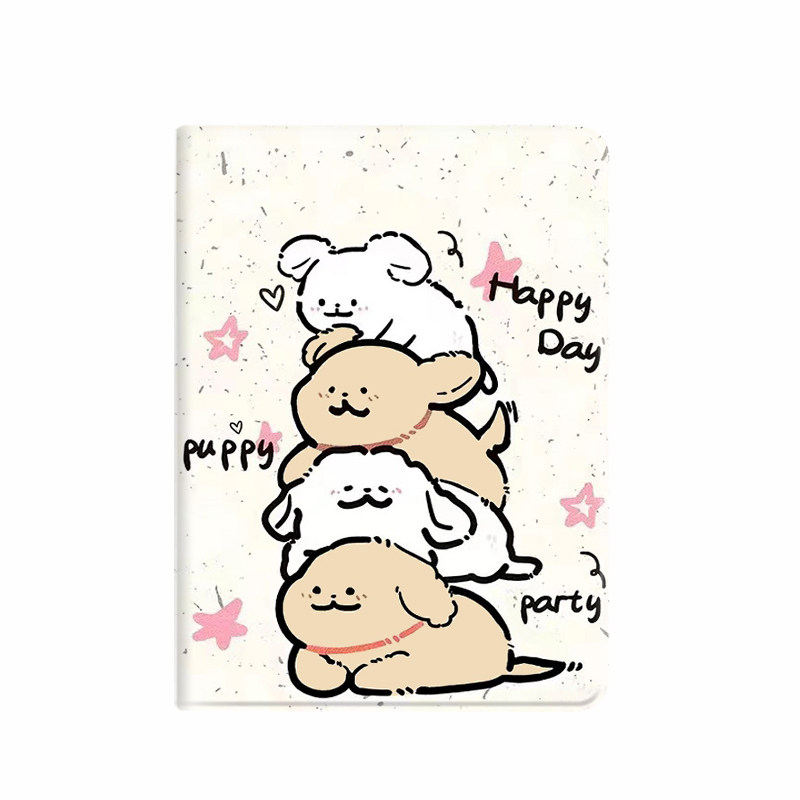 线条小狗适用vivopad6pro平板保护壳oppopad6保护套联想小新pad11寸小米8/8pro红米pad2pro