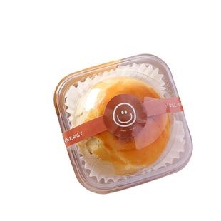 蛋黄酥包装单个底托雪媚娘月饼63-80克礼盒烘焙纸袋子泡芙吸塑盒