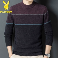 01-V1603 Кардиган с круглым вырезом в стиле колор-блок, красный