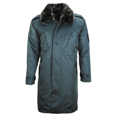 军迷黑色棉服防寒长款作训大衣