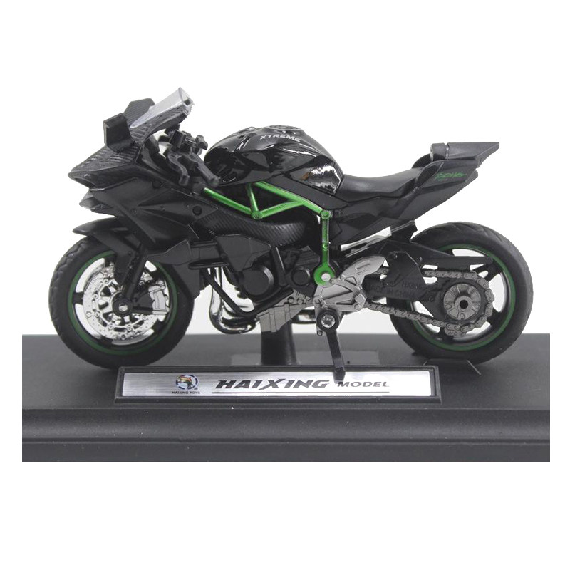 摩托车模型可动带底座KTM川崎h2r
