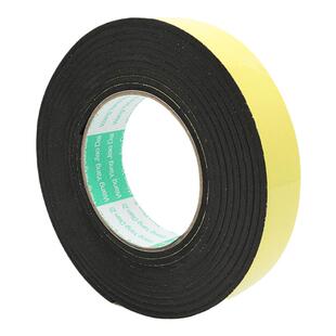 海绵胶带单面胶泡沫胶带泡沫胶海绵胶eva黑色泡棉泡漠密封胶条隔音胶垫深槽防撞防震贴条1mm1.5mm4mm2.5MM厚