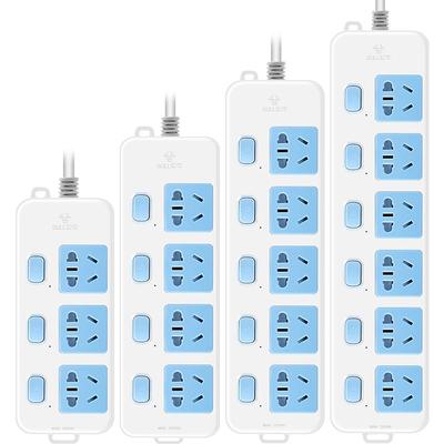 公牛插排多插位独立单分控插板家用接线板头转换器面板插座带开关