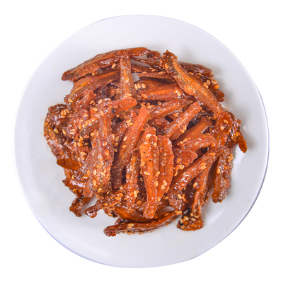 蜜汁香辣500g即食特产下饭小银鱼