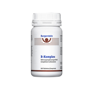 瑞士 B族+VC加强型复合维生素 BURGERSTEIN B12叶酸烟酰胺 100粒
