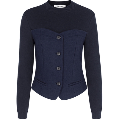 BORAAKSU线条分割小众设计上衣