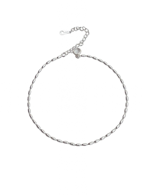 925女纯银米粒ins简约米粒链手链