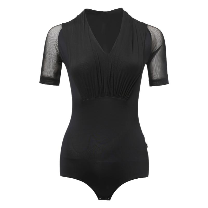 国标舞练功服摩登舞上衣女