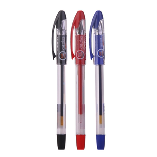 知心典雅中性笔0.5mm办公财务G-316L可替换笔芯学生考试12支装黑红蓝三色可选中性笔国货