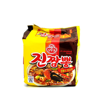 【正品】不倒翁真海鲜面4袋韩国